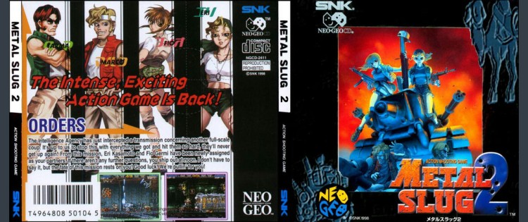 Metal Slug 2 - Neo Geo CD | VideoGameX