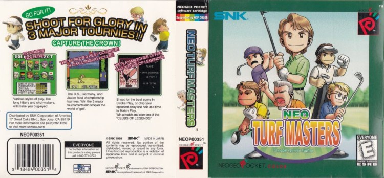 Neo Turf Masters [US Edition] [Complete] - Neo Geo Pocket | VideoGameX