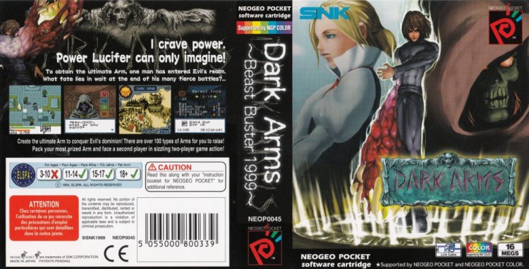 Dark Arms: Beast Buster 1999 [Euro Edition] [Complete] - Neo Geo Pocket | VideoGameX