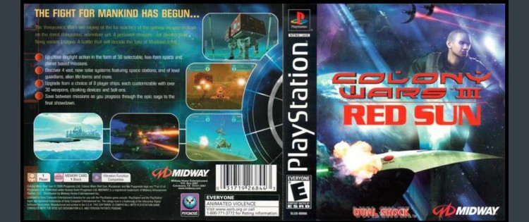 Colony Wars III: Red Sun - PlayStation | VideoGameX