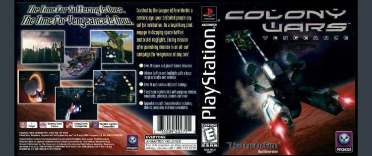 Colony Wars: Vengeance - PlayStation | VideoGameX