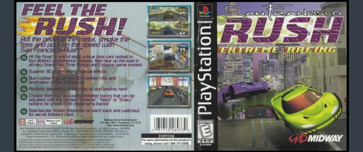 San Francisco Rush: Extreme Racing - PlayStation | VideoGameX