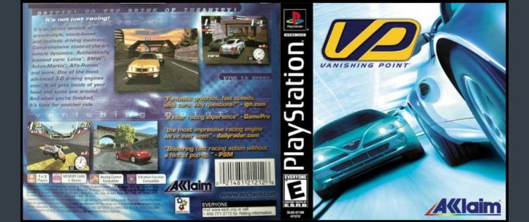 Vanishing Point - PlayStation | VideoGameX