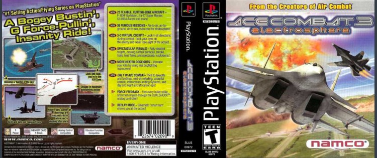 Ace Combat 3: Electrosphere - PlayStation | VideoGameX