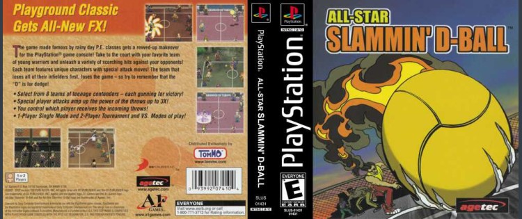 All-Star Slammin' D-Ball [Dodge Ball] - PlayStation | VideoGameX