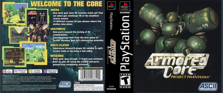 Armored Core: Project Phantasma - PlayStation | VideoGameX