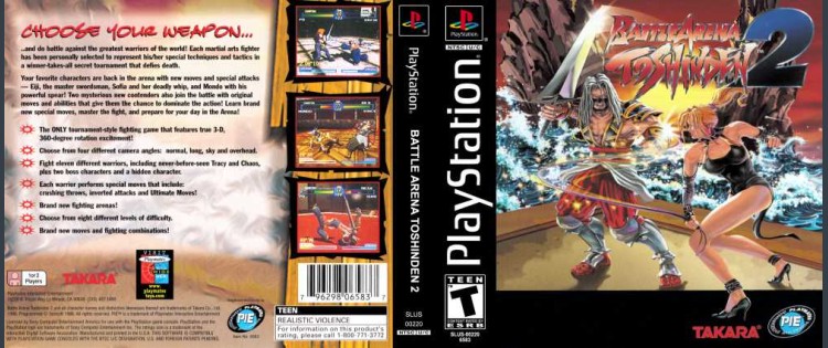 Battle Arena Toshinden 2 - PlayStation | VideoGameX