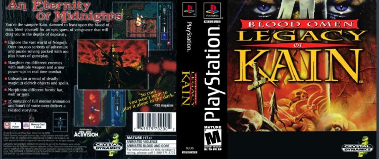 Blood Omen: Legacy of Kain - PlayStation | VideoGameX