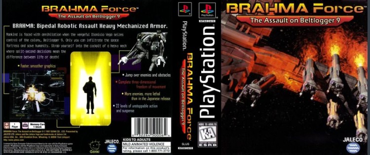 BRAHMA Force: The Assault On Beltlogger 9 - PlayStation | VideoGameX