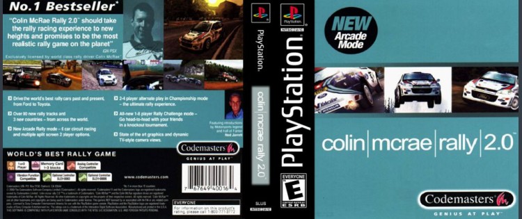 Colin McRae Rally 2.0 - PlayStation | VideoGameX