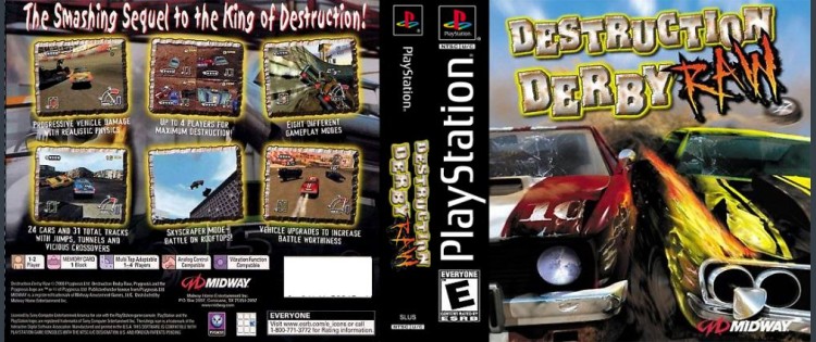 Destruction Derby Raw - PlayStation | VideoGameX