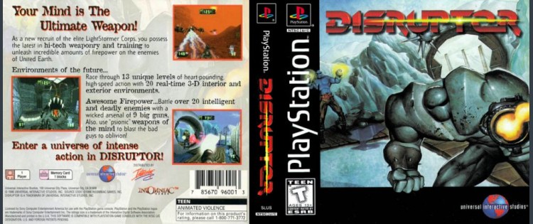 Disruptor - PlayStation | VideoGameX
