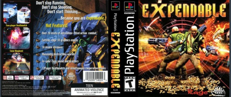 Expendable - PlayStation | VideoGameX