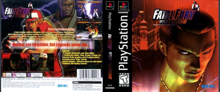 Fatal Fury: Wild Ambition - PlayStation | VideoGameX