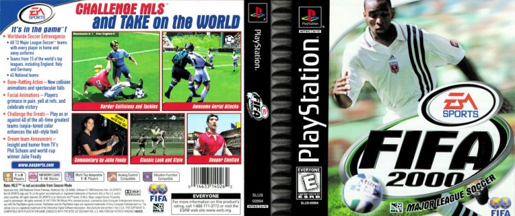 FIFA 2000: Major League Soccer - PlayStation | VideoGameX