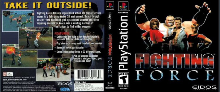 Fighting Force - PlayStation | VideoGameX