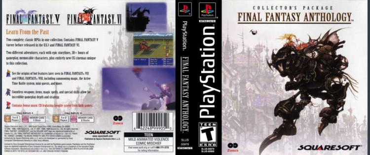 Final Fantasy Anthology - PlayStation | VideoGameX