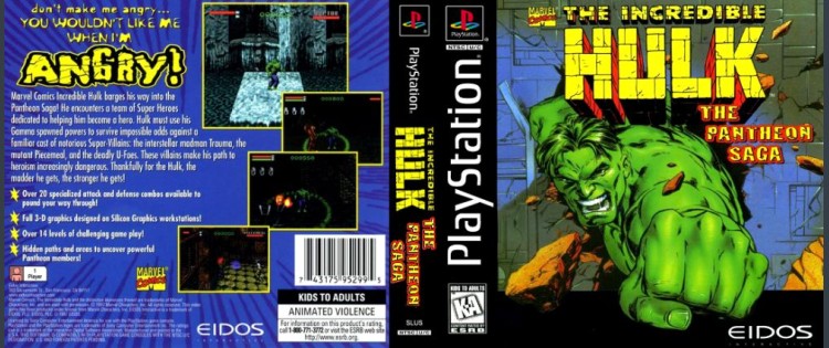 Incredible Hulk, The: The Pantheon Saga - PlayStation | VideoGameX