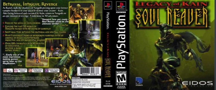 Legacy of Kain: Soul Reaver - PlayStation | VideoGameX