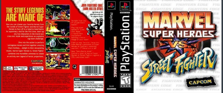 Marvel Super Heroes vs. Street Fighter - PlayStation | VideoGameX