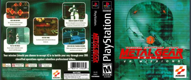 Metal Gear Solid VR Missions - PlayStation | VideoGameX