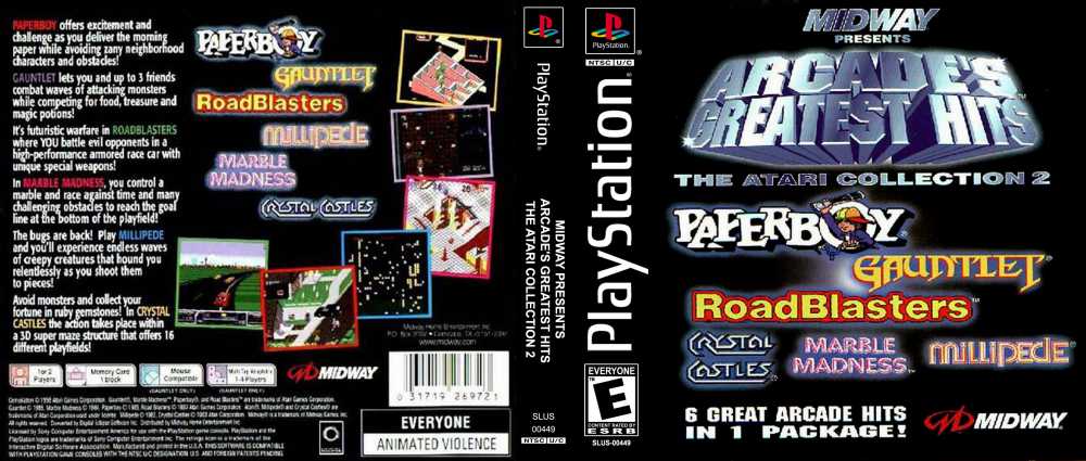 Midway Presents: Arcade's Greatest Hits Atari Collection 2 - PlayStation |  VideoGameX