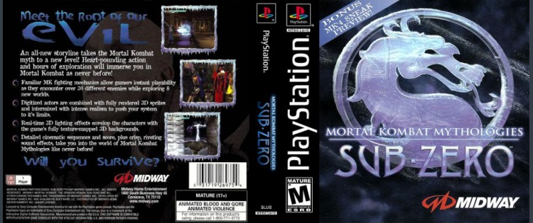 Mortal Kombat Mythologies: Sub-Zero - PlayStation | VideoGameX