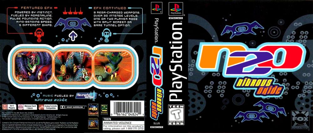 N2O Nitrous Oxide PlayStation VideoGameX