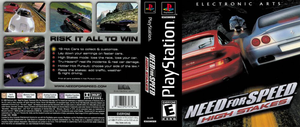 Need for Speed IV - High Stakes (USA) Sony PlayStation (PSX) ISO