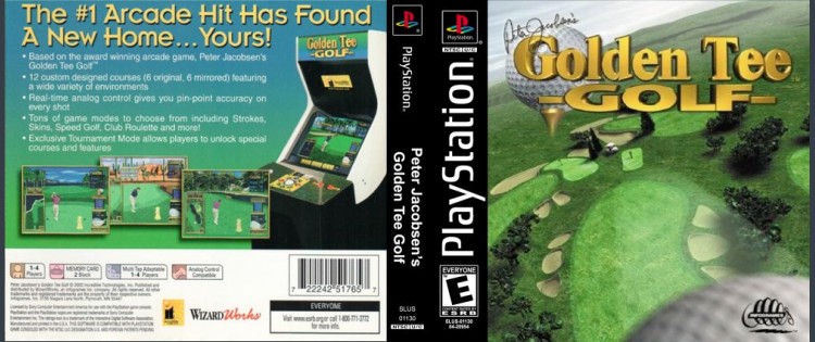 Peter Jacobsen's Golden Tee Golf - PlayStation | VideoGameX