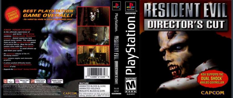 Resident Evil: Director's Cut - PlayStation | VideoGameX