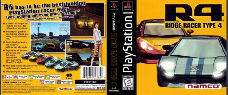 R4 Ridge Racer Type 4 - PlayStation | VideoGameX