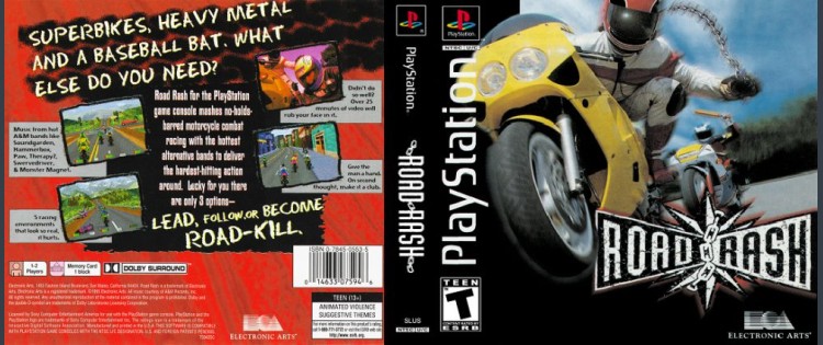 Road Rash - PlayStation | VideoGameX