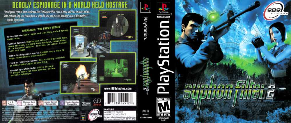 Syphon Filter (Sony PlayStation 1, 1999) for sale online