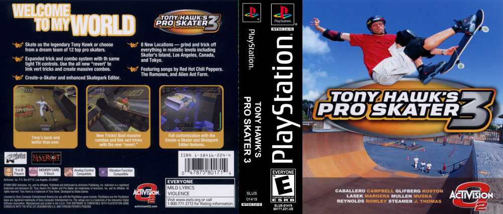 Tony Hawks Pro Skater 3 PS1 Seminovo