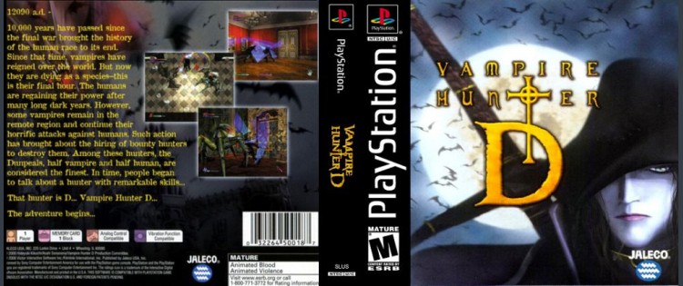 Vampire Hunter D - PlayStation | VideoGameX