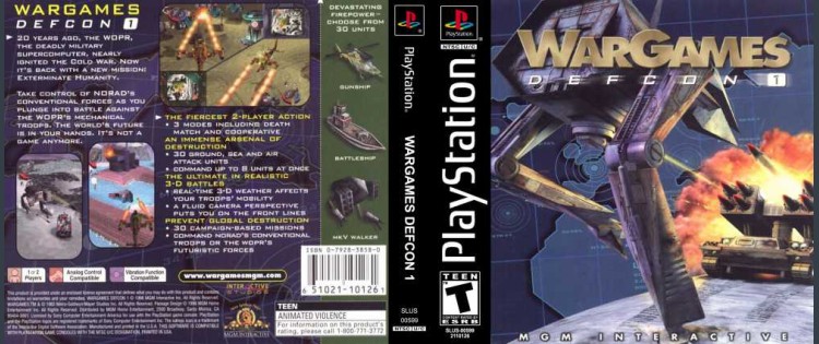 WarGames: Defcon 1 - PlayStation | VideoGameX