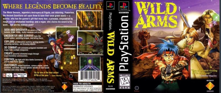 Wild Arms - PlayStation | VideoGameX