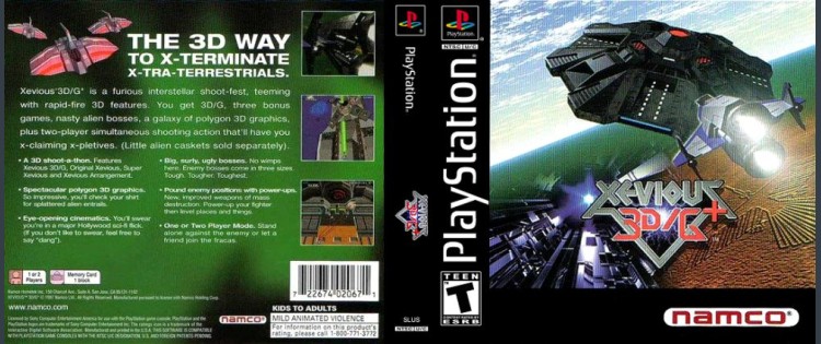 Xevious 3D/G+ - PlayStation | VideoGameX