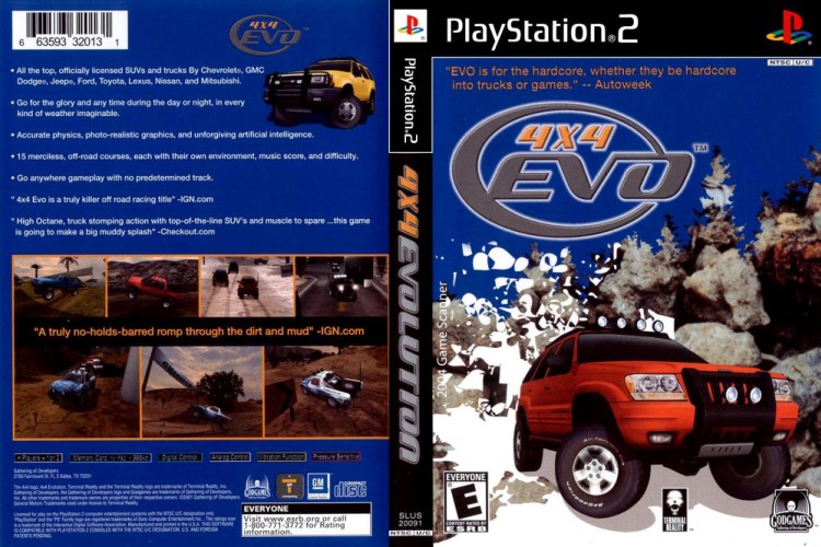 4x4 Evolution - PlayStation 2 | VideoGameX