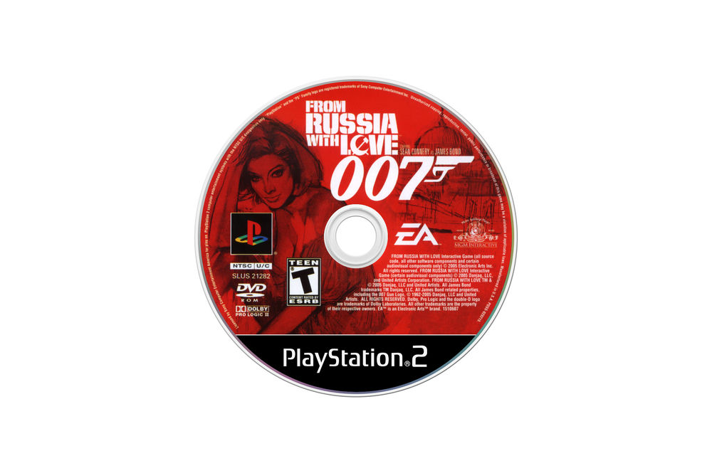 From Russia with Love 007  James bond, Playstation 2, Dvd