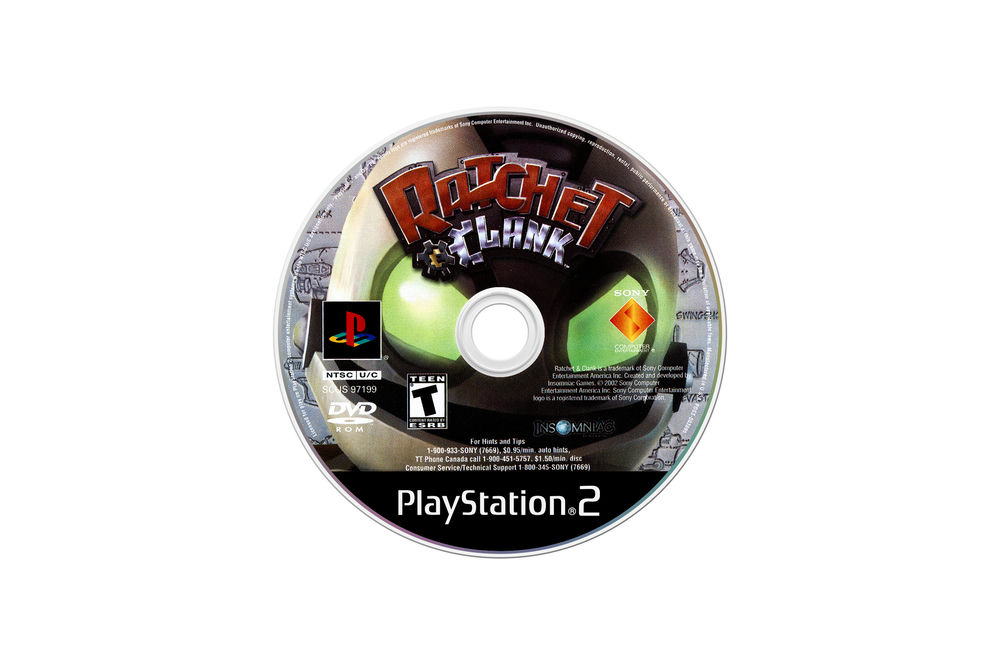 Mint Disc Playstation 2 Ps2 Platinum Ratchet and Clank 3 up your Arsenal -  In