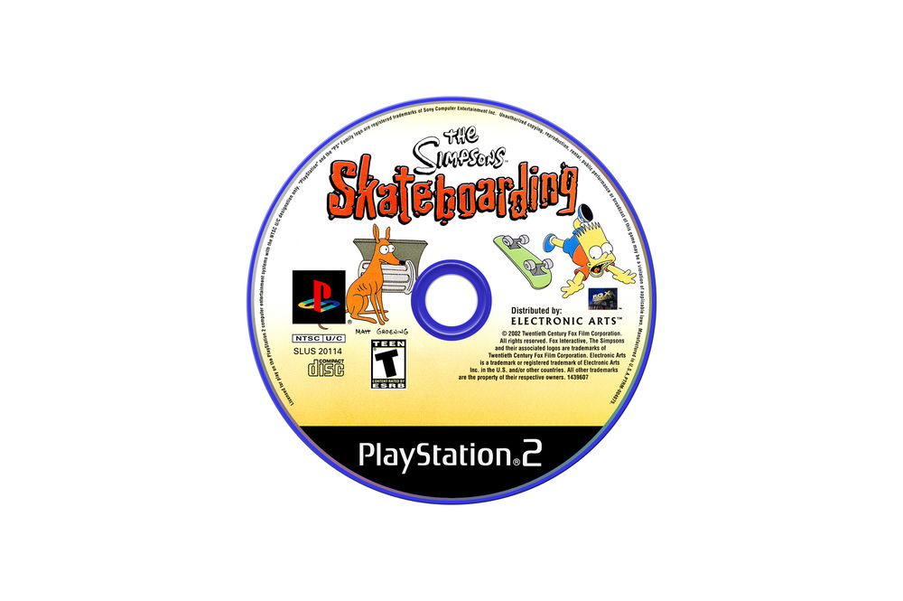 The Simpson's Skateboarding - PlayStation 2: Video Games 