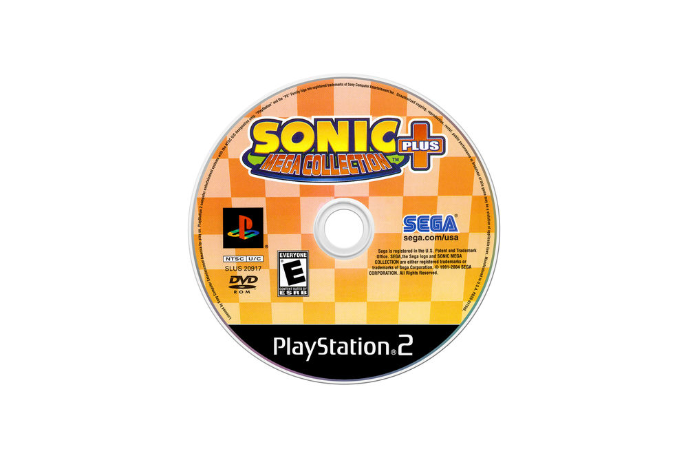 Sonic Mega Collection Plus PS2 PlayStation 2 Greatest Hits Disc Only