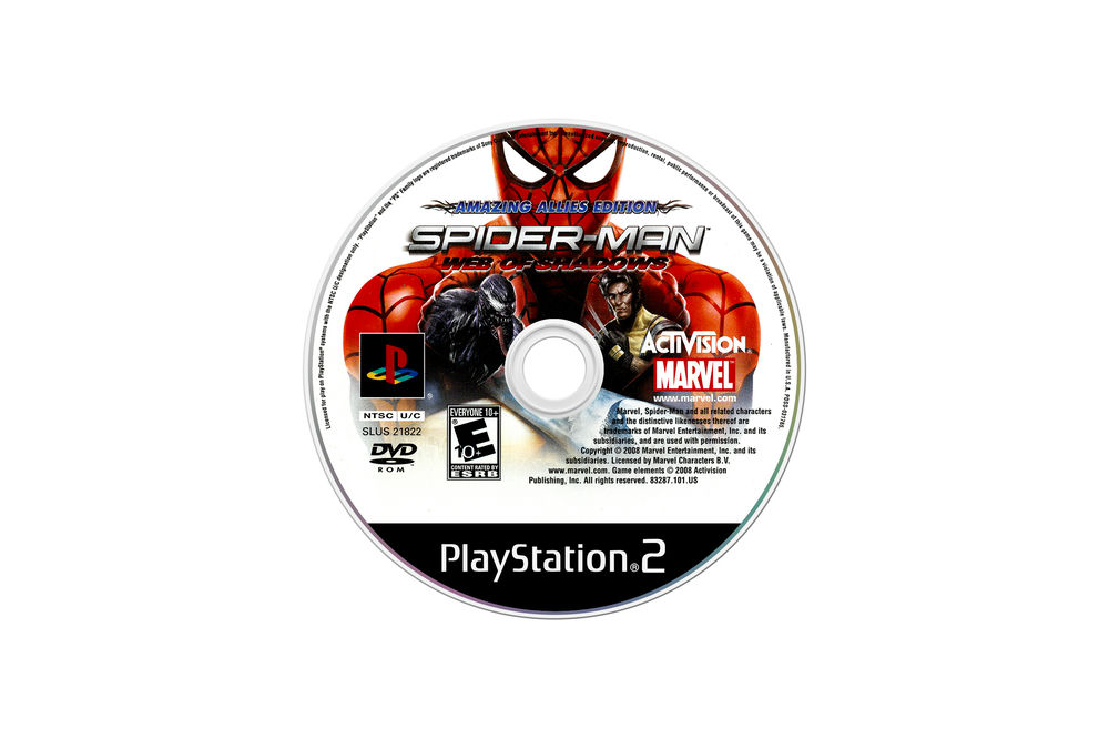 Spider-man Web of Shadows Original - PS2 - Sebo dos Games - 10 anos!