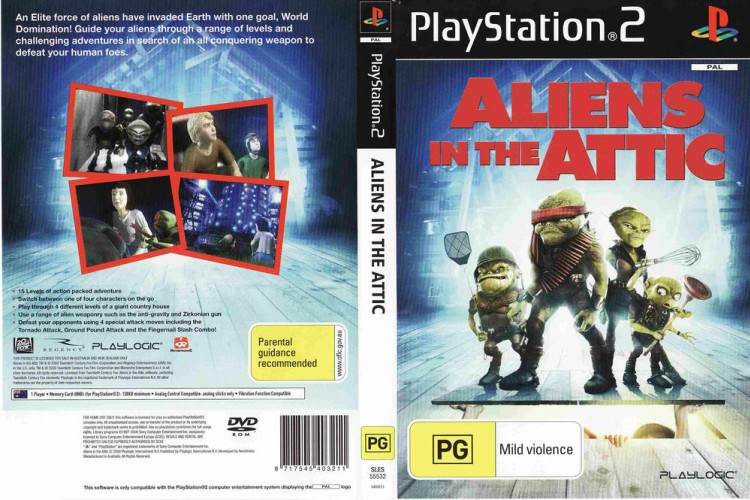Aliens in the Attic [PAL] - PlayStation 2 | VideoGameX