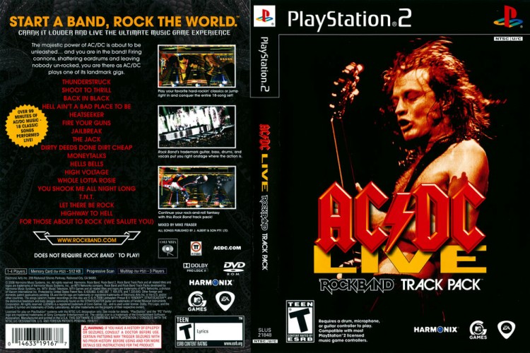 AC/DC Live: Rock Band Track Pack - PlayStation 2 | VideoGameX