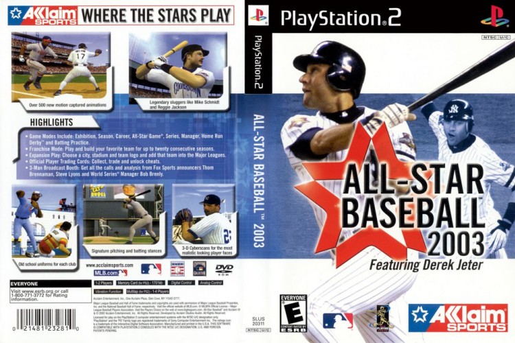 All-Star Baseball 2003 - PlayStation 2 | VideoGameX