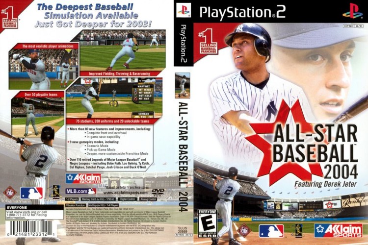 All-Star Baseball 2004 featuring Derek Jeter - PlayStation 2 | VideoGameX