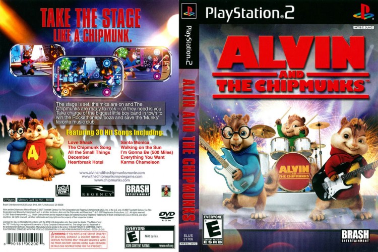 Alvin and the Chipmunks - PlayStation 2 | VideoGameX